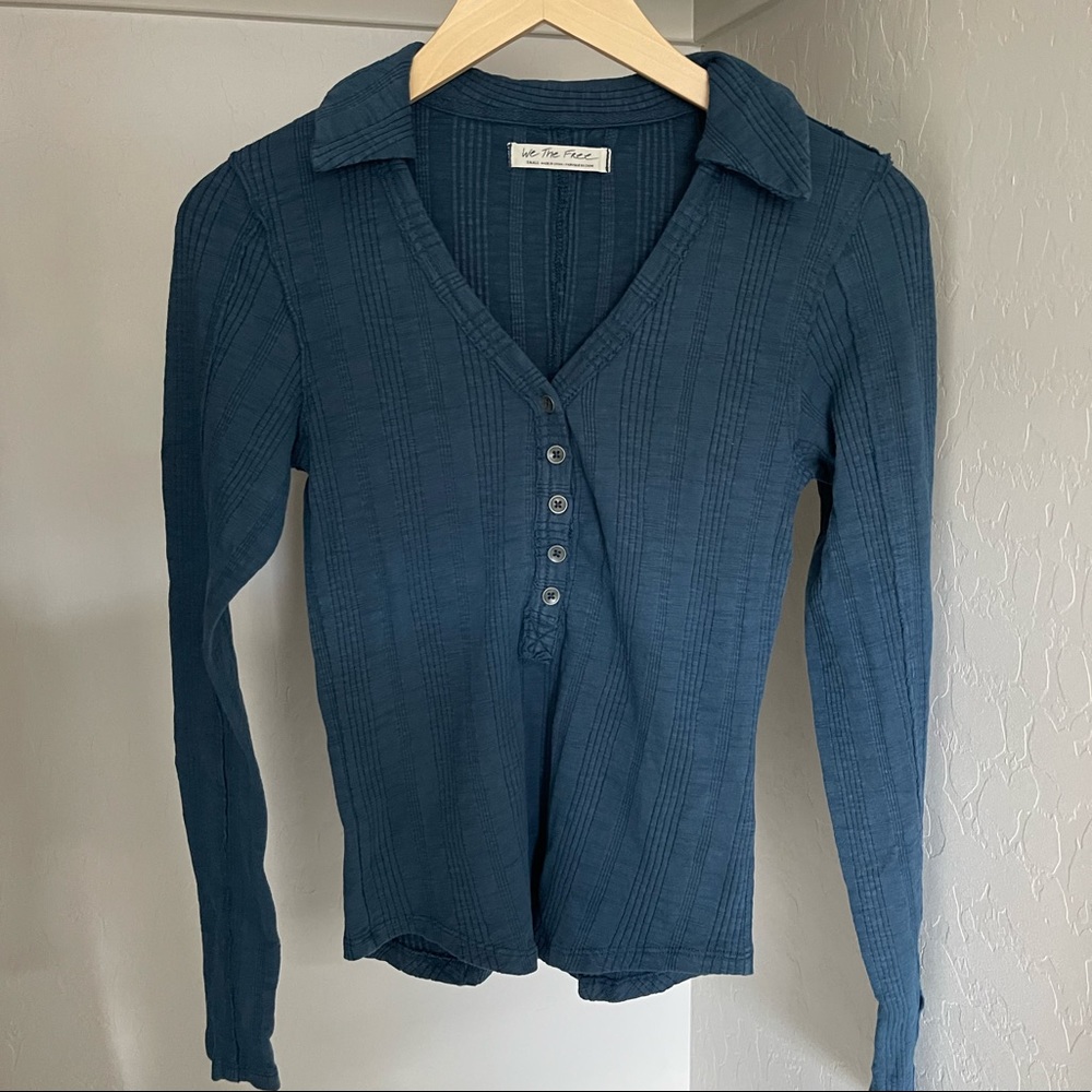 Free People It’s Tuesday Polo Top